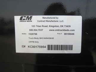 NEW CM 7 x 84 SK Truck Bed