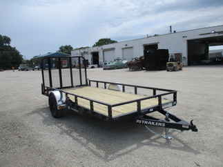 2023 PJ Trailer 77x14 U7 Single Axle Utility U721431DSFKT