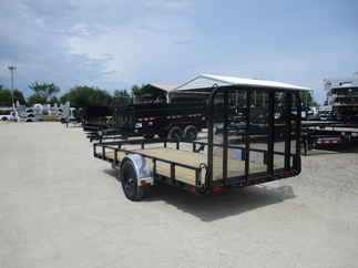 2023 PJ Trailer 77x14 U7 Single Axle Utility U721431DSFKT