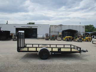 2023 PJ Trailer 77x14 U7 Single Axle Utility U721431DSFKT