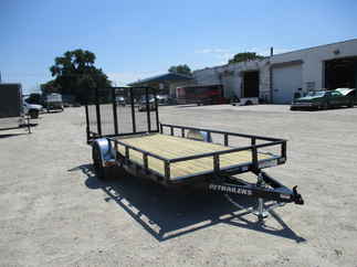 2023 PJ Trailer 77x14 U7 Single Axle Utility U721431DSGKT