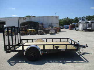 2023 PJ Trailer 83x12 U8 Single Axle Utility U821231DSBKT