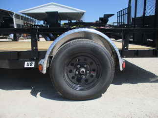 2023 PJ Trailer 83x12 U8 Single Axle Utility U821231DSBKT