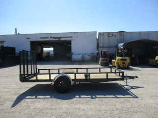 2023 PJ Trailer 83x14 U8 Single Axle Utility U821431DSFKT