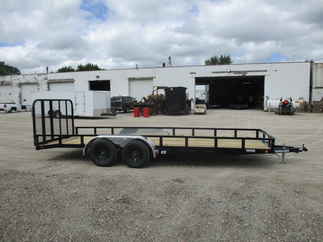2023 PJ Trailer 83x20 UL Utility UL22032ESBK