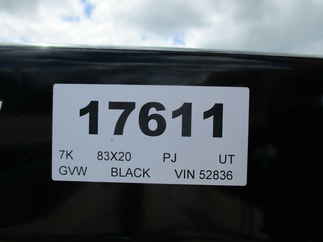 2023 PJ Trailer 83x20 UL Utility UL22032ESBK