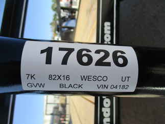 2022 Wesco 82x16 Utility