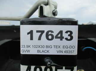 2023 Big Tex 102x30  Equipment Deckover 22PH-25BK+5