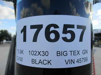 2023 Big Tex 102x30  Gooseneck 14GN-25BK+5MR