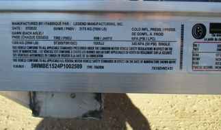 2023 Legend 7x12  Enclosed Cargo 7X15DVNTA35