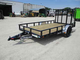 2023 PJ Trailer 77x12 U7 Single Axle Utility U721231DSFK