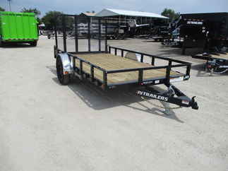 2023 PJ Trailer 77x12 U7 Single Axle Utility U721231DSFK