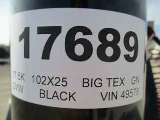2023 Big Tex 102x25  Gooseneck 16GN-20BK+5MR