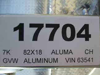 2023 Aluma 82x18  Car Hauler 8218ANV-TILT-TA-EL-RTD