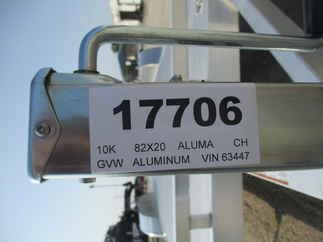 2023 Aluma 82x20  Car Hauler 8220H-TILT-TA-EL-RTD