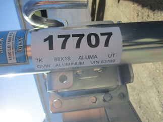 2023 Aluma 88x18  Utility A8818TA-EL-R