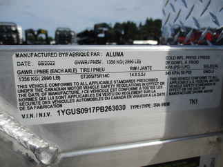2023 Aluma 63x11.41  Aluminum Single Axle Utility TK1S-R-RTD