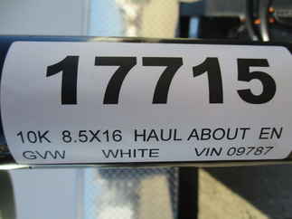 2023 Haul-About 8.5x16  Enclosed Car Hauler LPD8516TA3