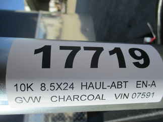 2023 Haul-About 8.5x24  Enclosed Car Hauler LPD8524TA3