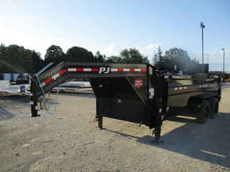 2022 PJ Trailer 83x16 DE Gooseneck Dump DER16S2BTS0-JA01