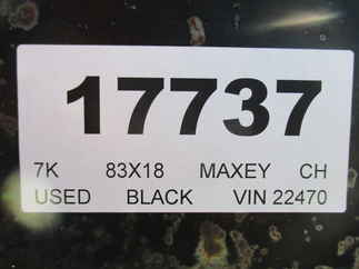 2012 Maxey 83x18  Car Hauler Light Duty Carhauler