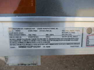 2023 Legend 7x12  Enclosed Cargo 7X15FTVTA35