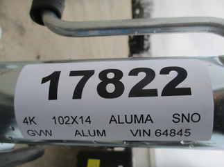 2023 Aluma 102x14  Snowmobile 8614D-TA-EL-R-12SL