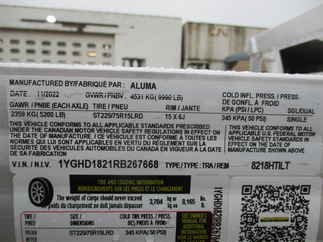 2024 Aluma 82x18  Car Hauler 8218H-TILT-TA-EL-RTD