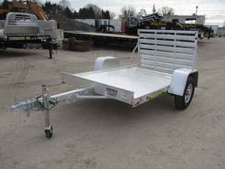 2023 Aluma 63x8  Aluminum Single Axle Utility 638S-TG