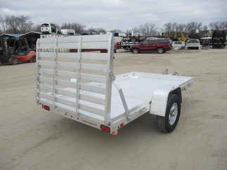 2023 Aluma 68x10  Aluminum Single Axle Utility 6810H-S-TG