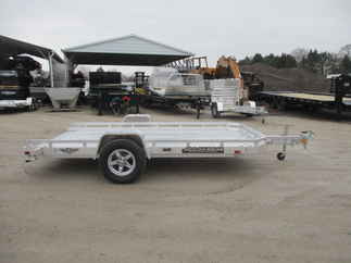 2024 Aluma 77x12  Aluminum Single Axle Utility 7712HSLR-S-R