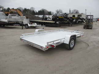 2024 Aluma 77x12  Aluminum Single Axle Utility 7712HSLR-S-R