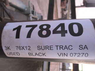 2006 Sure Trac 76x12  Single Axle Utility 