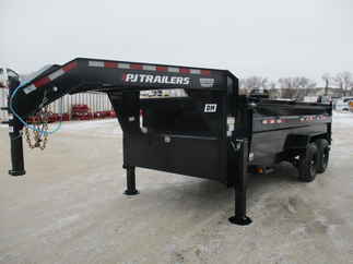 2023 PJ Trailer 83x16 DM Gooseneck Dump DMR1692BSSK-JA06-SW03