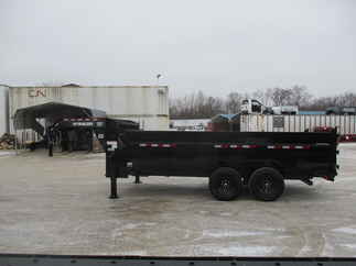 2023 PJ Trailer 83x16 DM Gooseneck Dump DMR1692BSSK-JA06-SW03