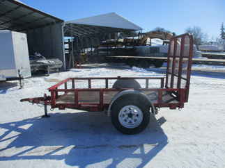 2008 PJ Trailer 60x8 U6 Single Axle Utility U620831DSGR