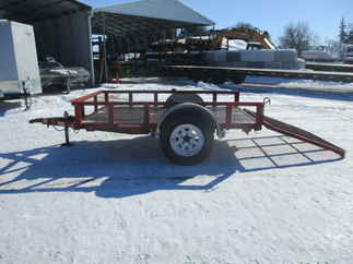 2008 PJ Trailer 60x8 U6 Single Axle Utility U620831DSGR