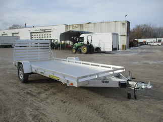 2024 Aluma 78x15  Aluminum Single Axle Utility 7815S-EL-TG-TR