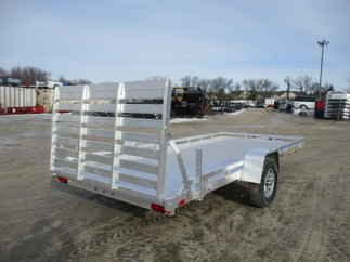 2024 Aluma 78x15  Aluminum Single Axle Utility 7815S-EL-TG-TR