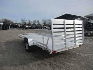 2024 Aluma 78x15  Aluminum Single Axle Utility 7815S-EL-TG-TR