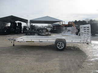 2024 Aluma 78x15  Aluminum Single Axle Utility 7815S-EL-TG-TR