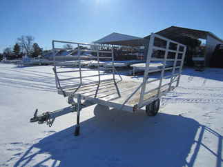 2004 Triton 80x8.416  Aluminum Single Axle Utility 