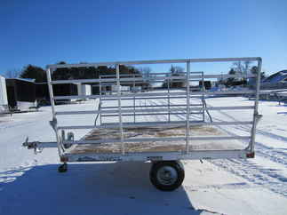 2004 Triton 80x8.416  Aluminum Single Axle Utility 