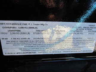 2023 PJ Trailer 101x20 L6 Equipment Deckover L6J2052BSBK