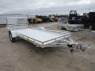 2024 Aluma 78x15  Aluminum Single Axle Utility 7815S-EL-TG-TR