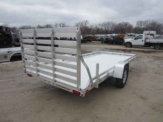 2024 Aluma 78x15  Aluminum Single Axle Utility 7815S-EL-TG-TR