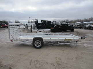 2024 Aluma 78x15  Aluminum Single Axle Utility 7815S-EL-TG-TR