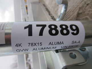2024 Aluma 78x15  Aluminum Single Axle Utility 7815S-EL-TG-TR
