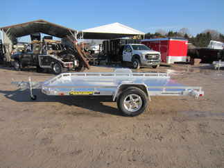2024 Aluma 77x12  Aluminum Single Axle Utility 7712H-TILT-S