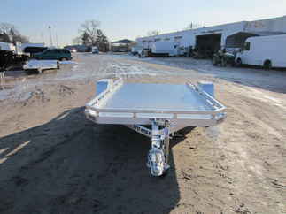 2024 Aluma 77x12  Aluminum Single Axle Utility 7712H-TILT-S